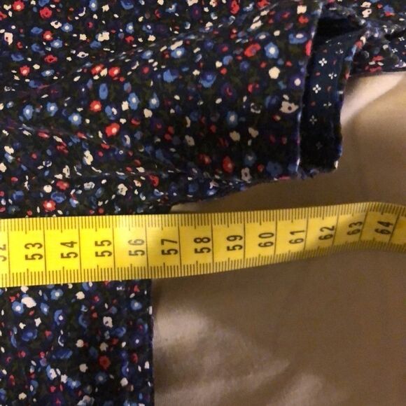 Slim fit button down shirt red white long - Picture 6 of 6